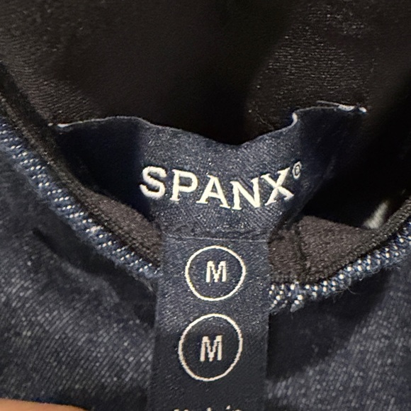 SPANX Women's Boot Cut Jeans - Dark Blue - Picture 7 of 9